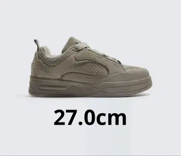 새상품급 ZARA 유즈드 가공 청키 스니커즈 42 (27.0cm)