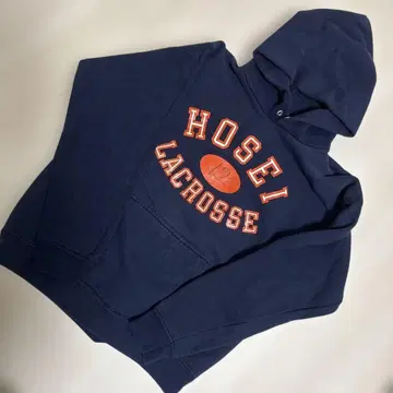 HOSEI LACROSSE 후드티 12번 네이비