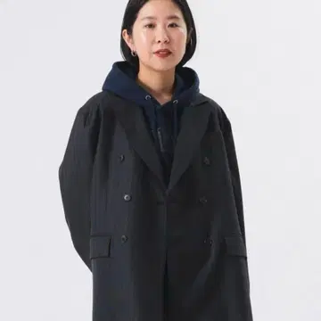 BEAMS BOY 커프스 탈부착 더블 자켓