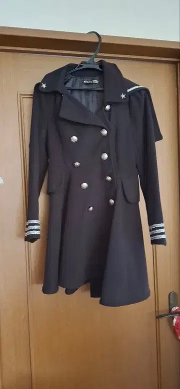 HELL CAT PUNKS 밀리터리풍 여성용 코트