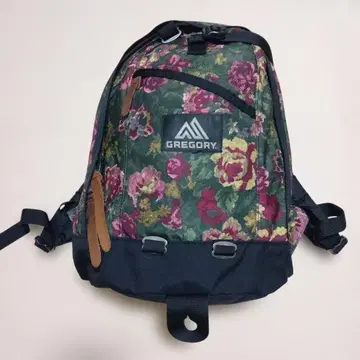 GREGORY 파인데이 꽃무늬 백팩 가든 태피스트리 중고