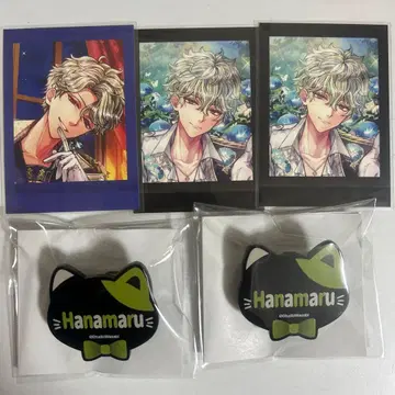 악마 집사와 검은 고양이 아쿠네코 하나마루 파샤코레 난자 네임 배지