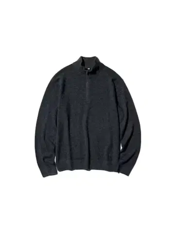 캐시미어 하프 지퍼 스웨터 색상: 08 DARK GRAY 사이즈: S