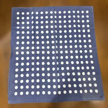 브루나보인 도트 무늬 반다나 파란색