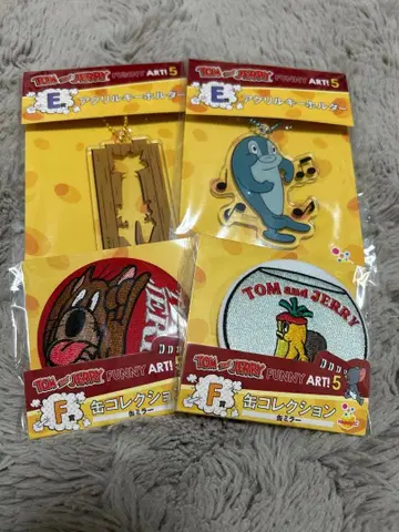 톰과 제리 아크릴 키링 캔뱃지 캔 거울