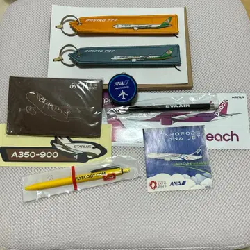 에버항공 EVA AIR 플라이트 택 ANA 마스킹 테이프 등 세트