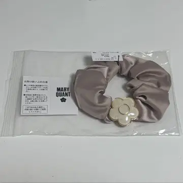 MARY QUANT 마블 캔디 데이지 스크런치 베이지