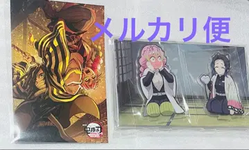 귀멸의 칼날 장면 사진 그대로 아크릴 스탠드 시노부와 미츠리 특전