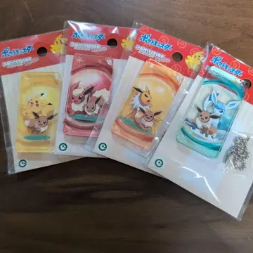 포켓몬 도미테리아 키체인 4개 세트