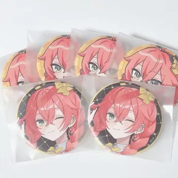 시시도 아카리 DMM 스크래치 캔뱃지