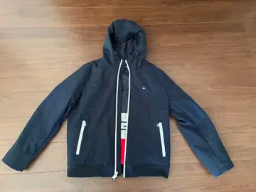 타미힐피거 후드 부착 자켓 네이비