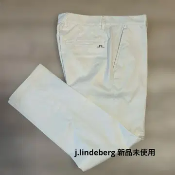 J.LINDEBERG 화이트 슬림핏 팬츠