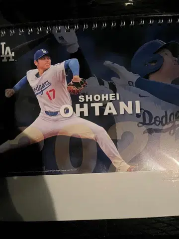 오타니 쇼헤이 탁상 달력 2026