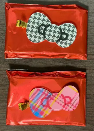 헬로키티전 50주년 시크릿 앞머리 클립 2개 세트