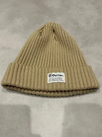 [ 새상품급 ] ORCIVAL 베이지 니트 모자 사이즈 F