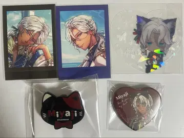 악마 집사와 검은 고양이 아쿠네코 미야지 파샤코레 난자 캔뱃지 네임 배지