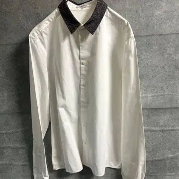 carven 옷깃 절개 셔츠 2