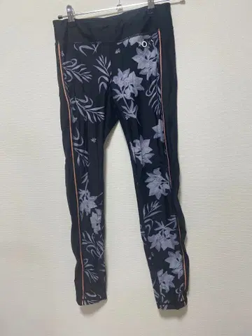 록시 꽃무늬 피트니스 레깅스