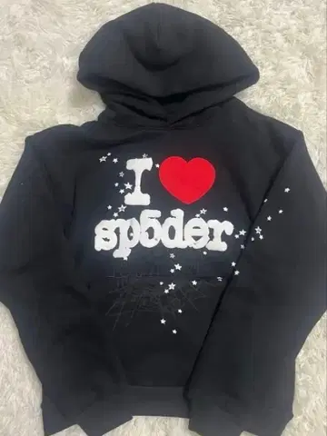 I sp5der 후드티 블랙