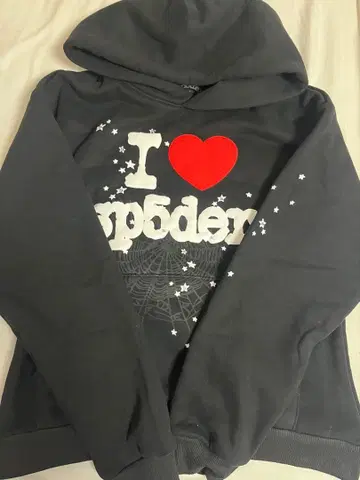 I sp5der 후드티 블랙