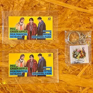 미개봉 Mrs. GREEN APPLE 10주년 키링 5 라라포트