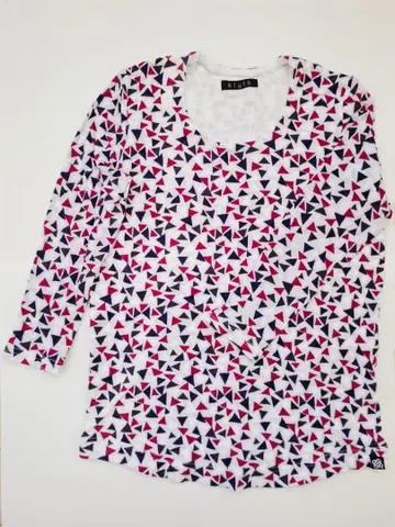 elyts 엘리츠 거즈 티셔츠 7부 소매