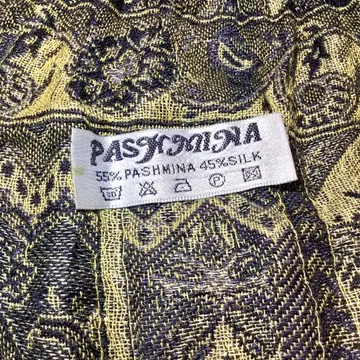 PASHMINA 스톨 골드 새상품급