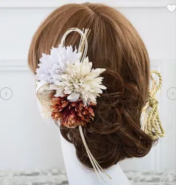 일본 의류 머리 장식 꽃 장식 리본 포함