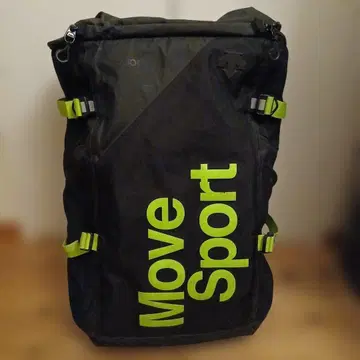 Move Sport 롤탑 백팩 블랙/그린