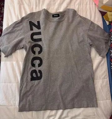 ZUCCA 그레이 T셔츠 로고 프린트
