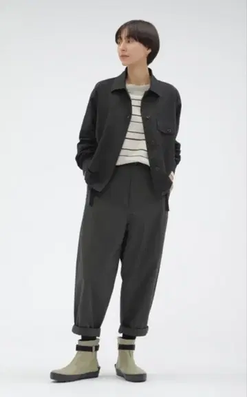 MHL. DRY NATURAL COTTON TWILL 여성용 팬츠