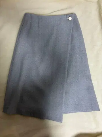 [ ROPE ] 그레이 랩 스타일 스커트