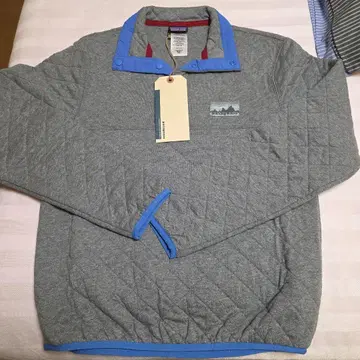 초레어 상품 patagonia 남성용 XXS 그레이 퀼트 스냅 버튼