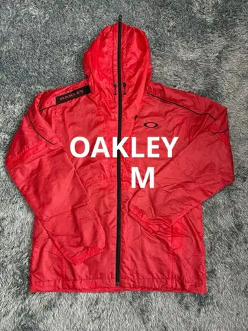 OAKLEY 오클리 레드 풀 지퍼 자켓 M 사이즈
