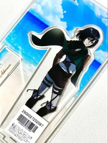 진격의 거인 미카사 아커만 아크릴 스탠드 가라오케의 철인 미개봉 새상품