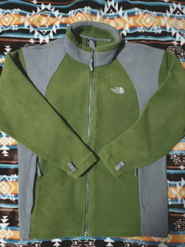 The North Face 플리스 자켓 그린