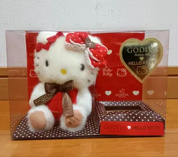 GODIVA 헬로키티 봉제 인형 키링