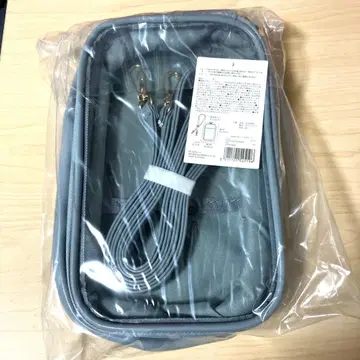 3COINS 2WAY 봉제 인형 파우치 블루