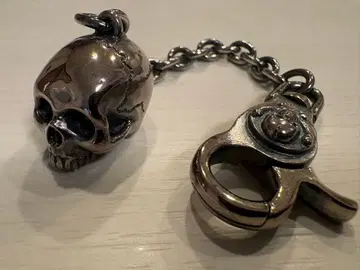 루드 갤러리 RUDEGALLERY 스컬 키링 실버 복조리 포함