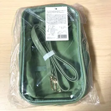 3COINS 2WAY 봉제 인형 파우치 그린