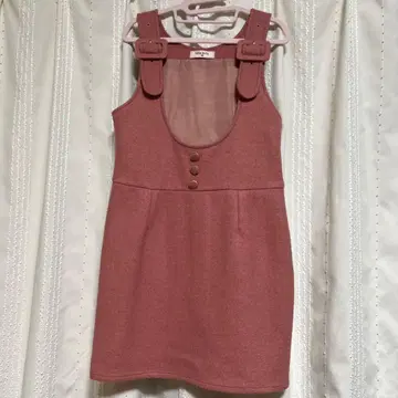 titty&Co. 원피스 오버롤 스커트 핑크