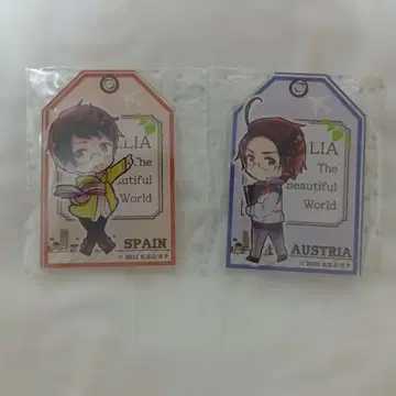 헤타리아 아크릴 키링 컬렉션 스페인 오스트리아