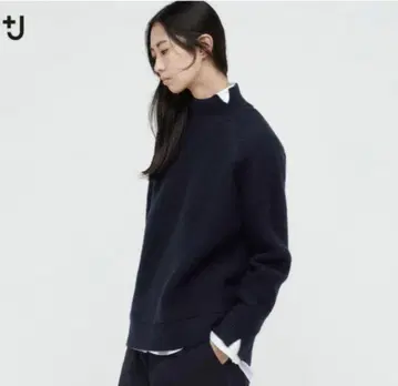 [새상품] 유니클로+J 프리미엄 케이블 하이넥