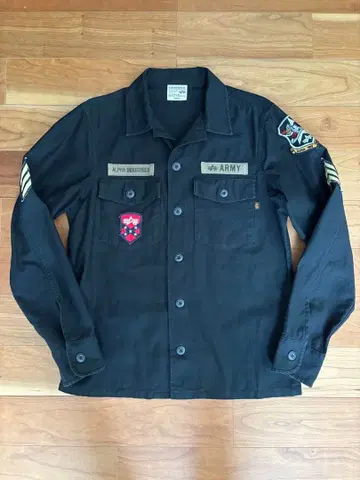 알파인더스트리 밀리터리 셔츠