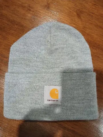 Carhartt 그레이 니트 모자 USA 제