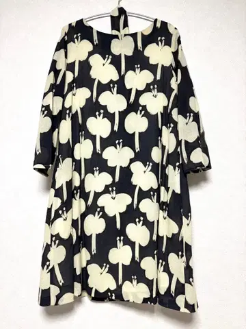 Samuji 북유럽 프린트 울 원피스