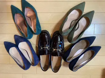 @1000엔 24.5 하이힐 로퍼 묶음 판매