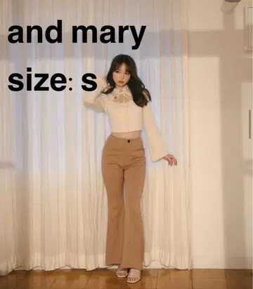 and mary railifullenght pants 플레어 팬츠