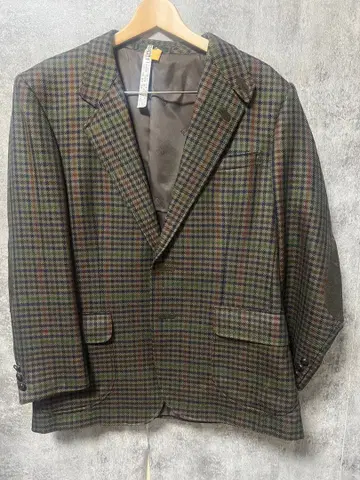 DAKS 체크 테일러드 자켓 98AB6