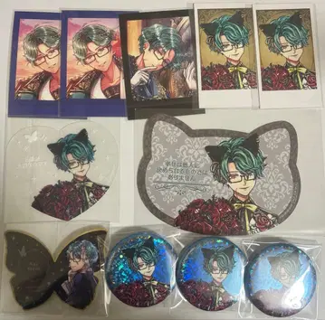 악마 집사와 검은 고양이 아쿠네코 나쿠 파샤코레 난자 캔뱃지 카드 특전